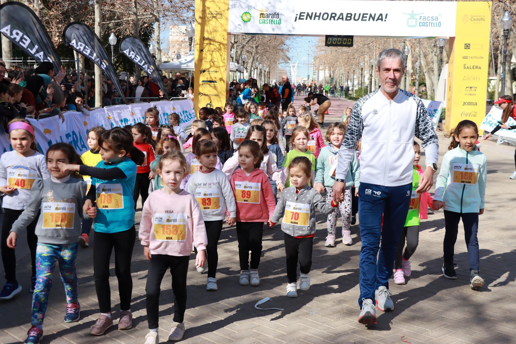 Las mejores imágenes de la maratón infantil en Castelló