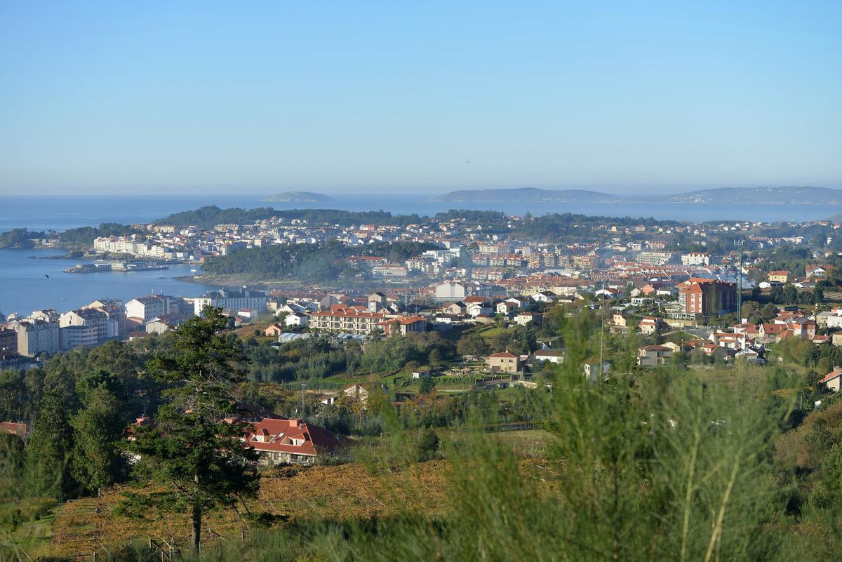 Vista general del municipio de Sanxenxo