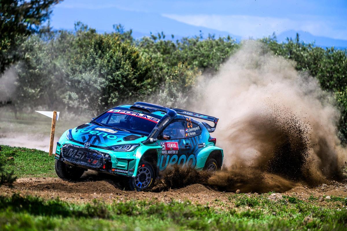 Rogelio Peñate inicia su programa mundialista con un podio en el Safari Rally de Kenia