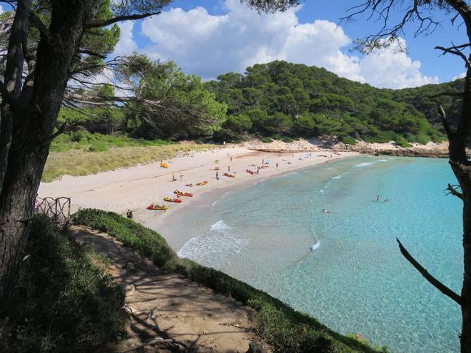  Cala Trebalúger en Menorca