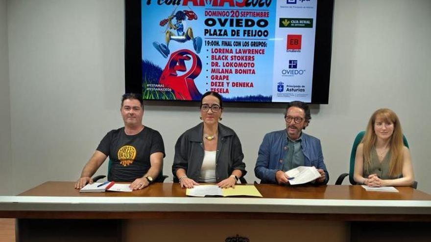 Oviedo corona el 20 de septiembre al ganador del FestiAMAS más multitudinario: 201 bandas y más de 800 talentos pasan por el certamen