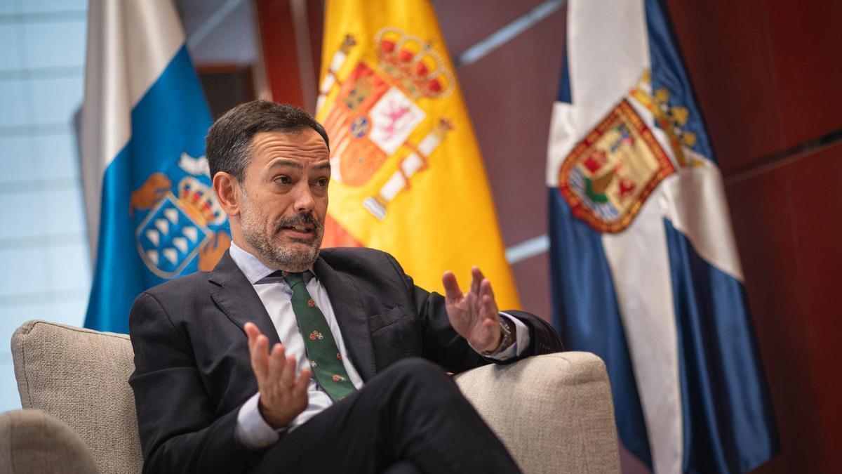 El vicepresidente y consejero de Turismo del Cabildo de Tenerife, Lope Afonso.