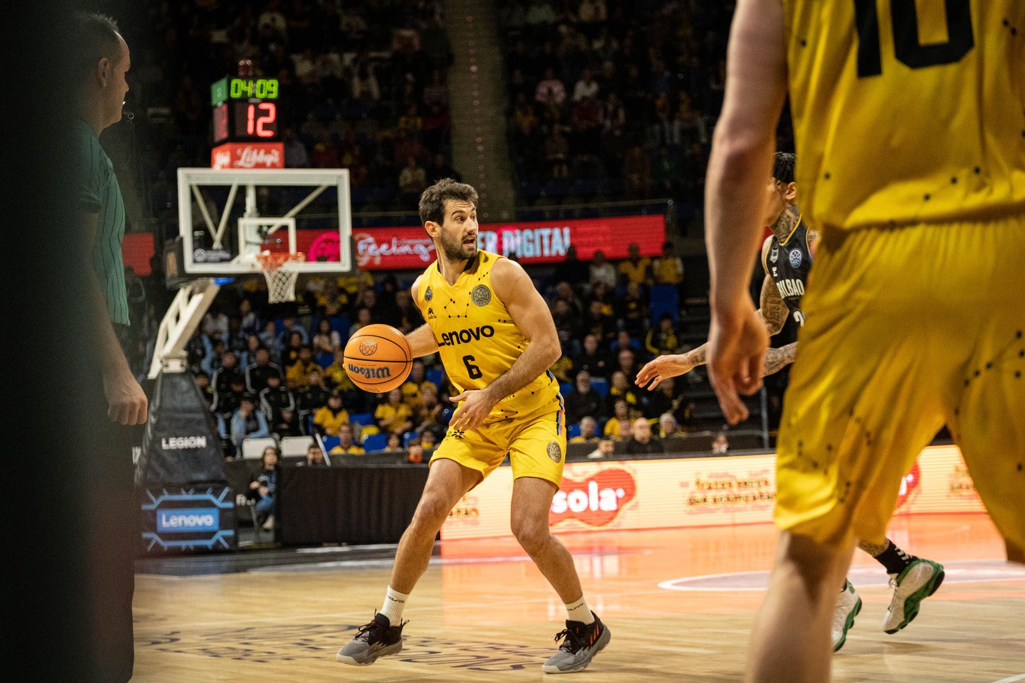 Partido Lenovo Tenerife - Bilbao Basket