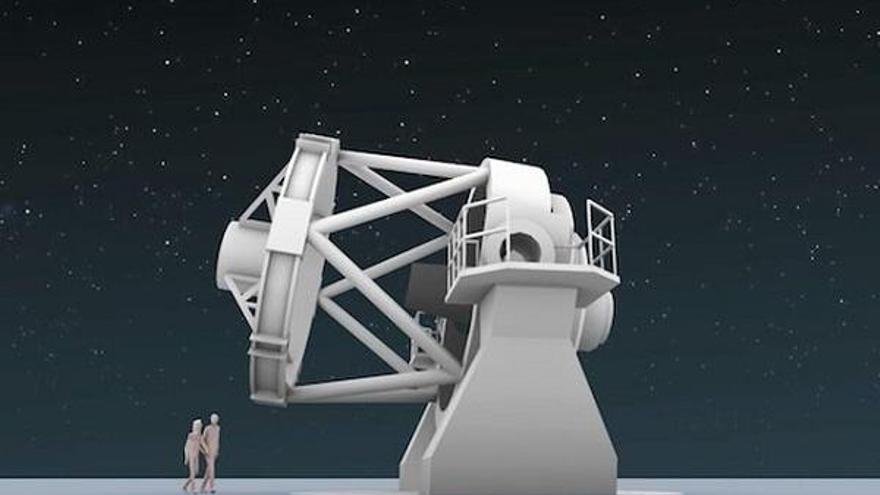 Recreacion del New Robotic Telescope.