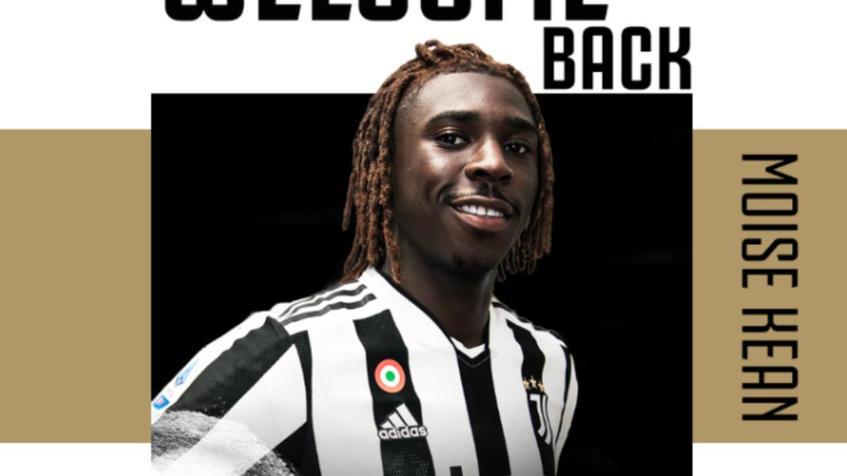 OFICIAL: Moise Kean regresa a la Juventus