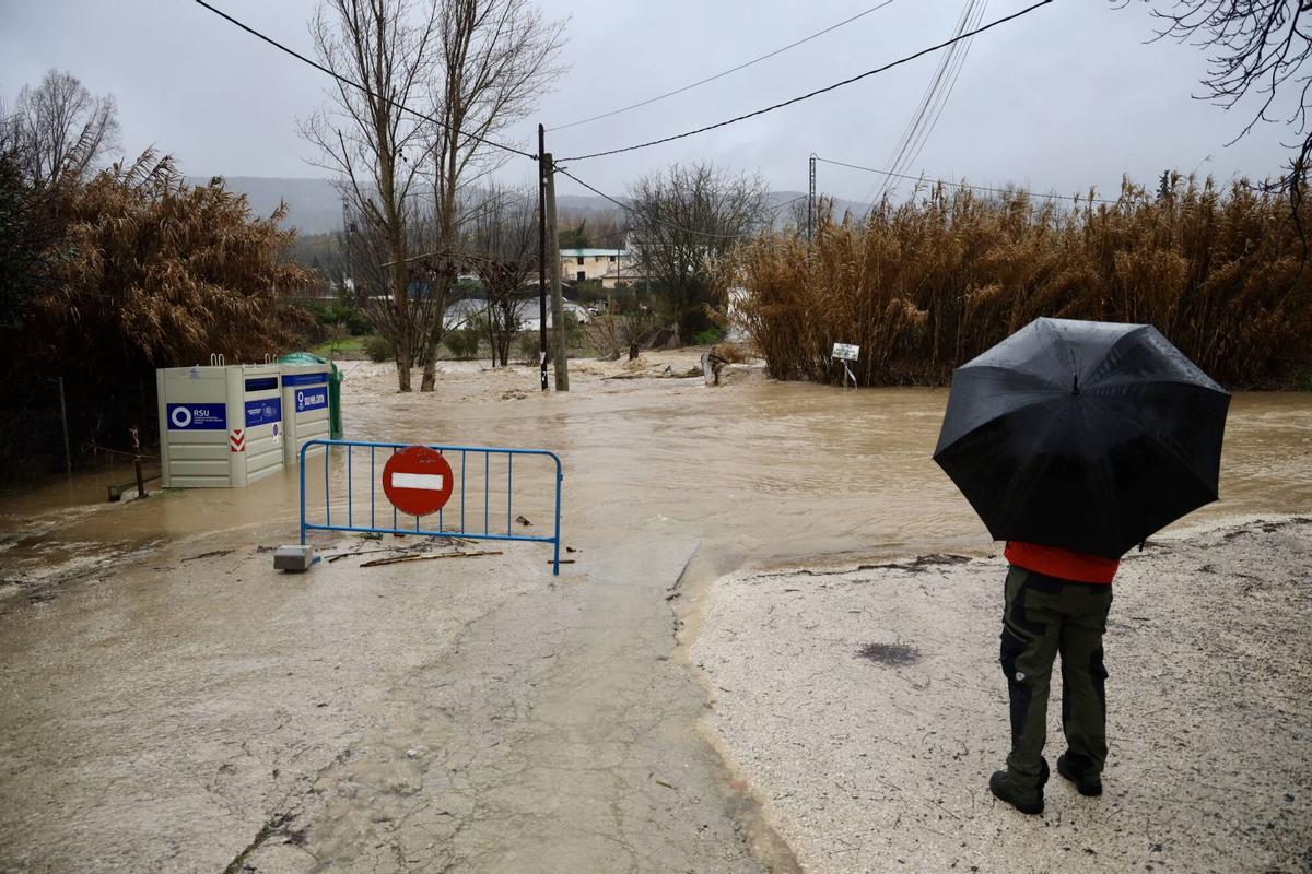 Borrasca Leonardo a su paso por Ronda