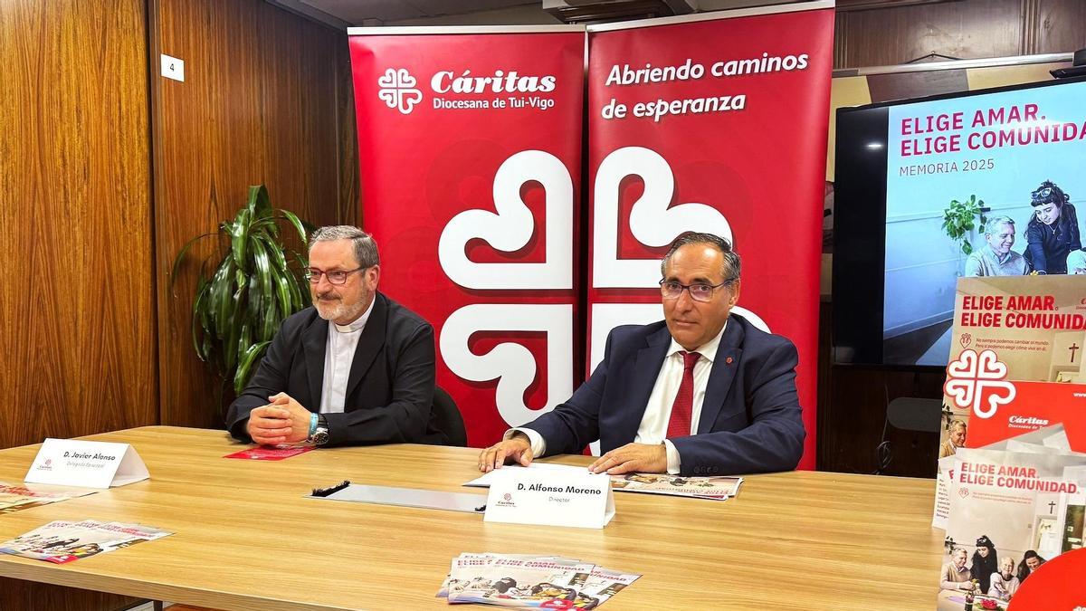 Presentación de la memoria de Cáritas.