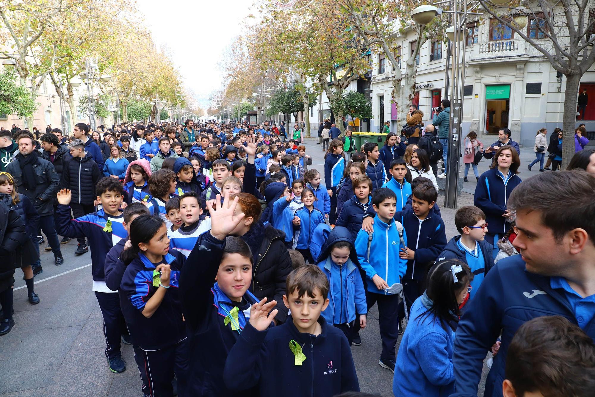 1.100 escolares marchan contra el cáncer