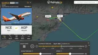 Un avión aborta el aterrizaje en Málaga por un cambio de viento y varios vuelos modifican su ruta