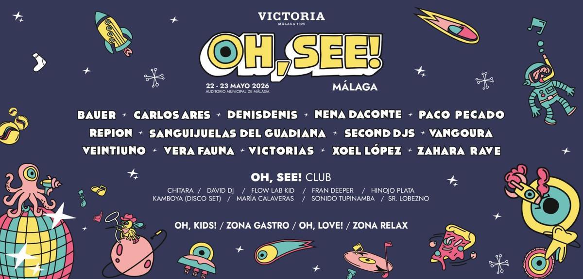 El cartel de la próxima edición del Oh, See! Málaga