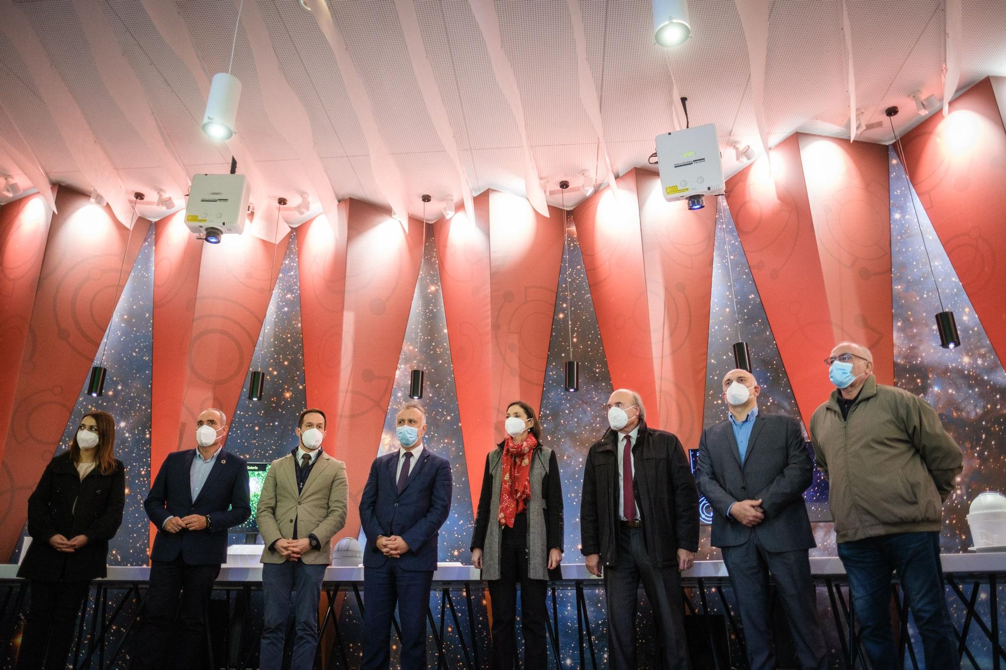 Inauguración del centro de interpretación en el Roque de los Muchachos, en La Palma (19/12/2021)