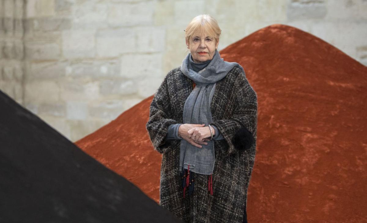 Eva Lootz, en  la exposición realizada en 2020 en El Patio Herreriano. | MUSEO EL PATIO HERRERIANO