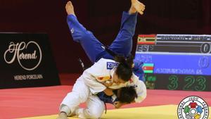 La judoka Cristina Cabaña fulmina la seva rival filipina i avança a vuitens