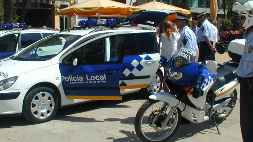 La Policia Local de Lloret, en una imatge d&#039;arxiu.