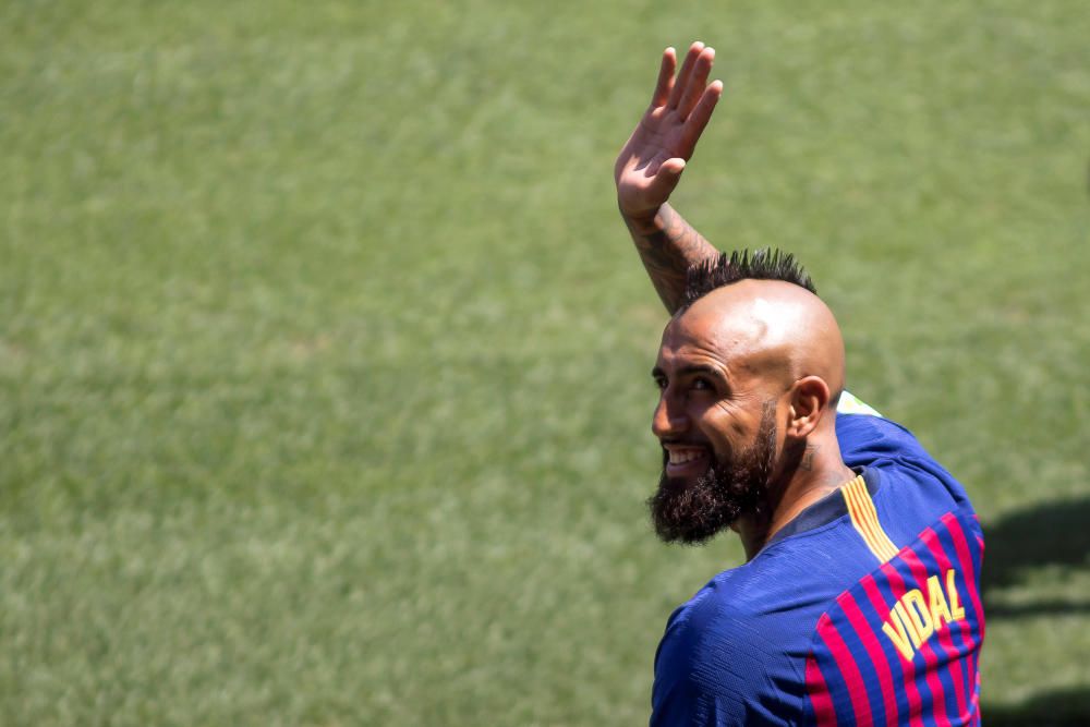 Presentació d'Arturo Vidal