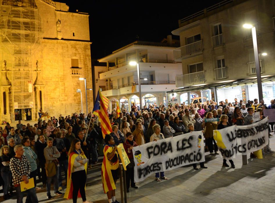 Protestes a l'Escala