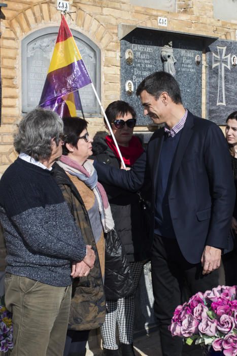 Pedro Sanchez presenta en Paterna la propuesta de Reforma de Ley de Memoria Histórica