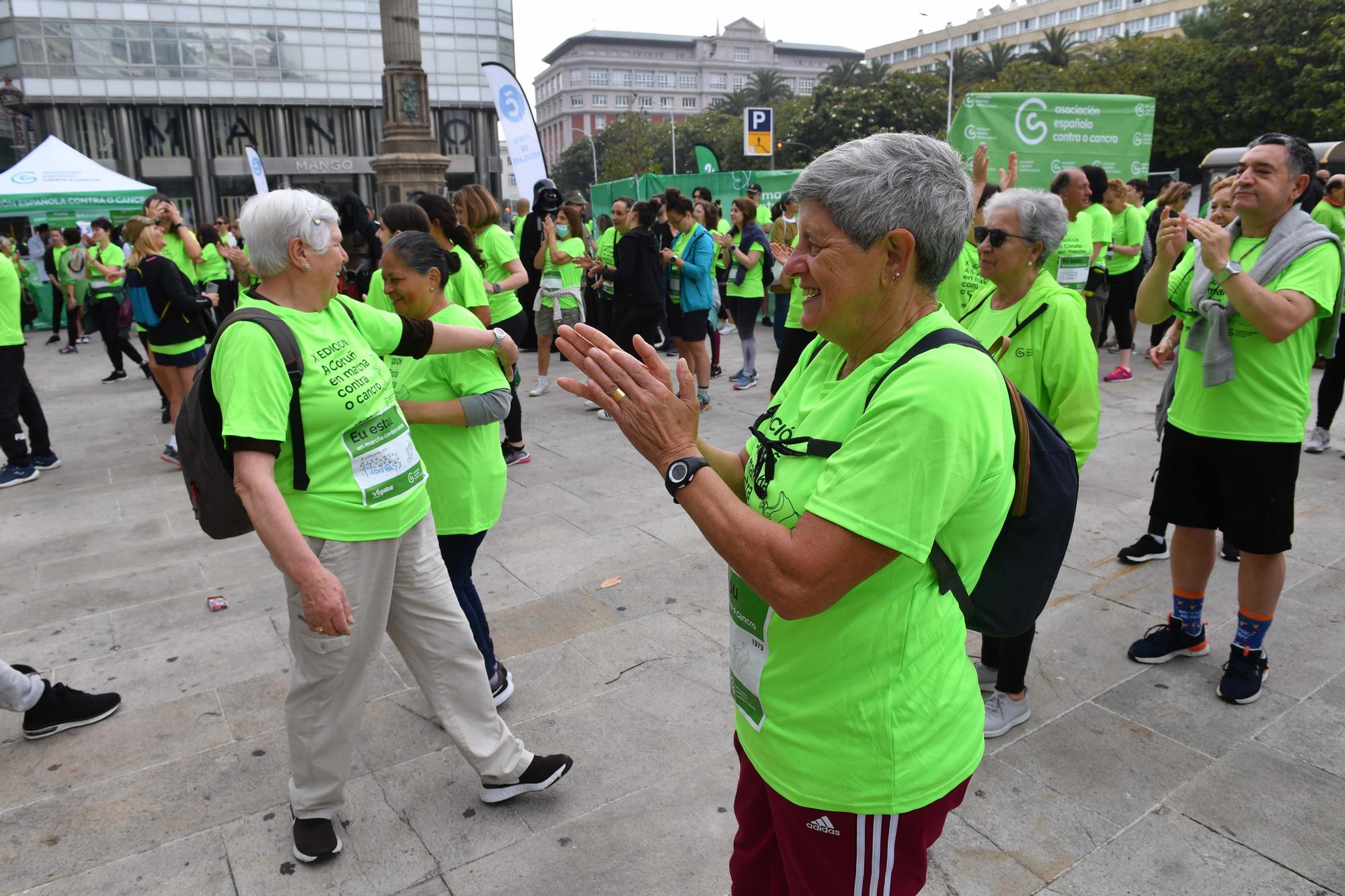 Más de 2.400 participantes en la Andaina Solidaria Contra o Cancro en A Coruña