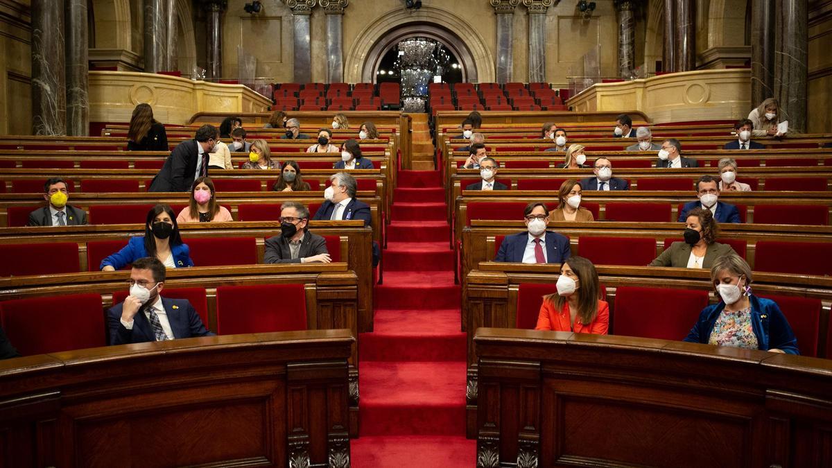 Pleno del Parlament.