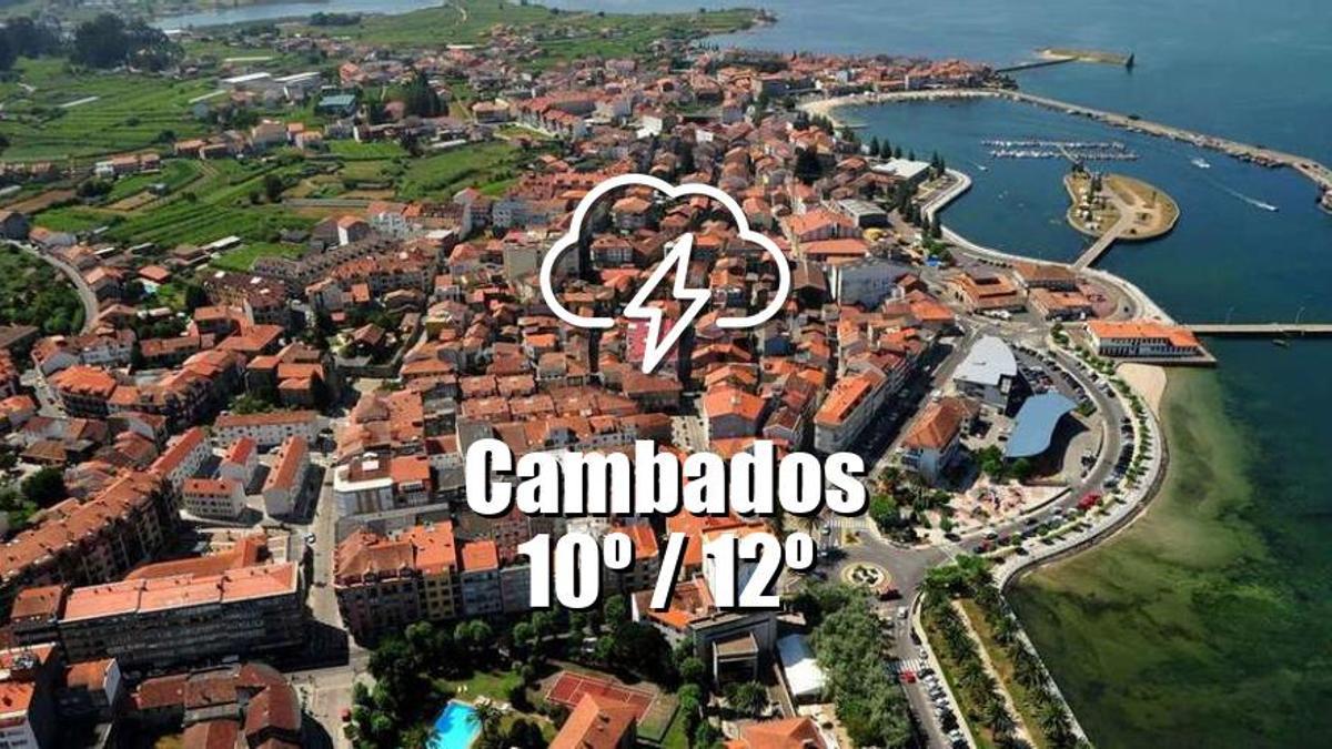 El tiempo en Cambados: previsión meteorológica para hoy, viernes 13 de febrero