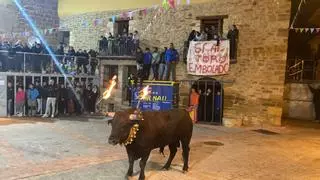 Seis toros embolados en Olocau