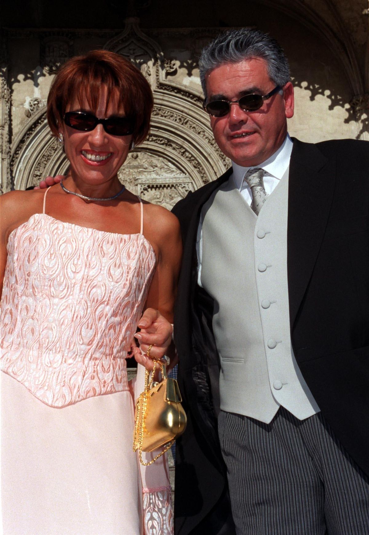Horacio Gómez y su mujer fueron invitados a la boda de Míchel Salgado y Malula Sanz, en julio del año 2000.