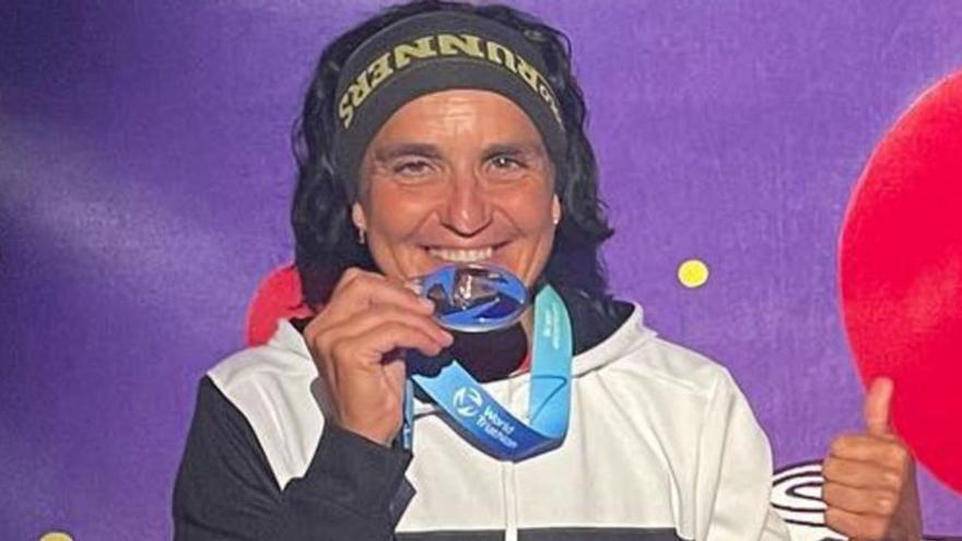 Pepa García, subcampeona del mundo de Aquabike