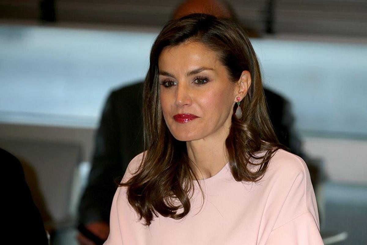 Letizia Ortiz, durante la reunión de la Fundación de Ayuda contra la Drogadicción