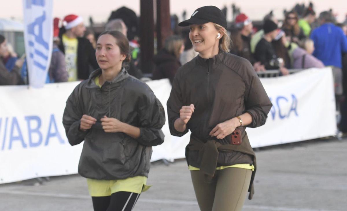 La presidenta de Inditex, Marta Ortega, en la carrera popular San Silvestre Coruña 2025.