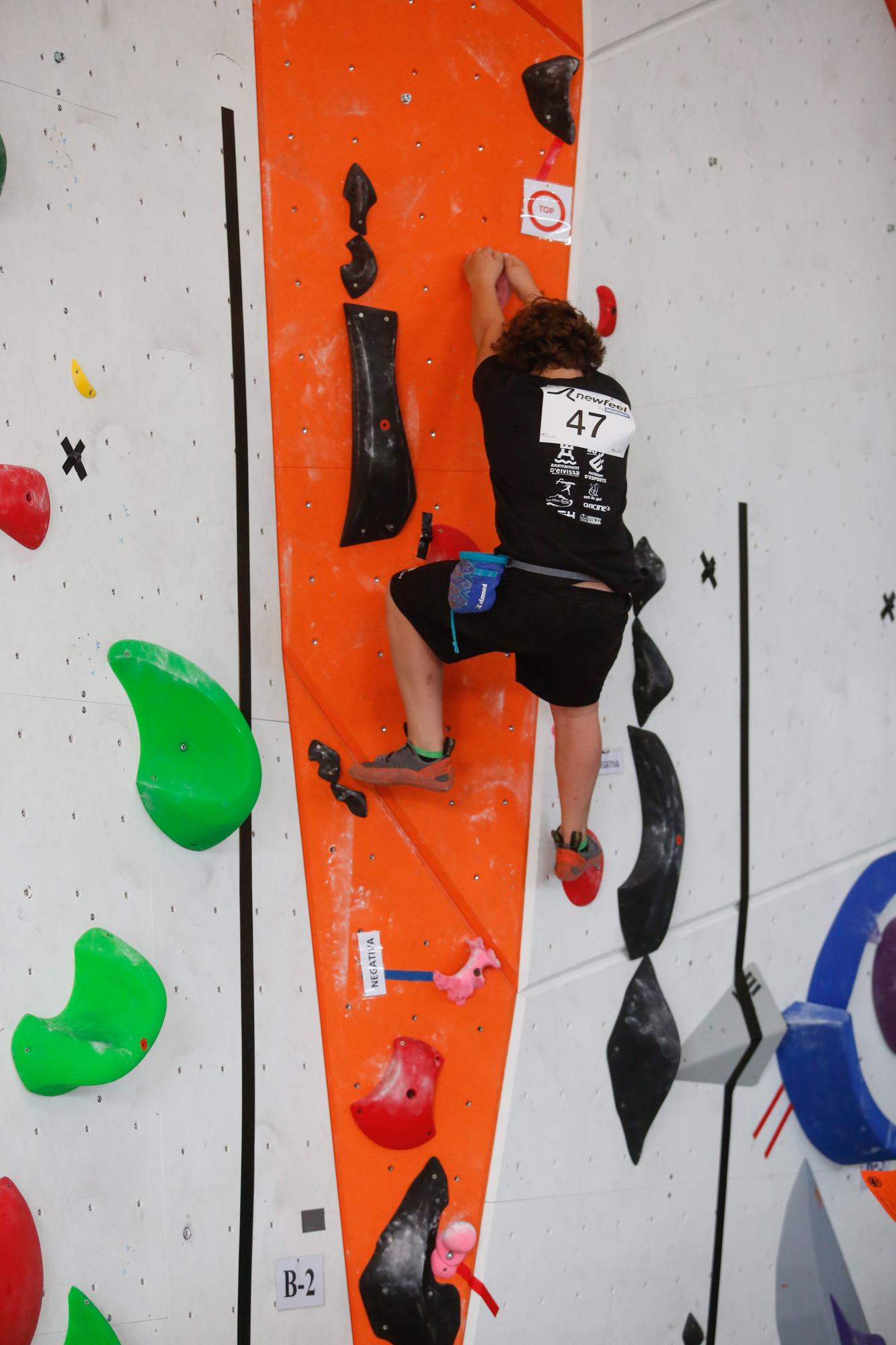 Las imágenes del Campeonato Balear de Escalada en Ibiza