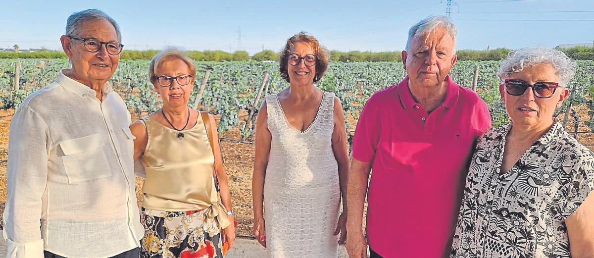 Nadal Caldentey, Jerònia Amengual, Margalida Monroig, Toni Sansó y Francisca Capellà.