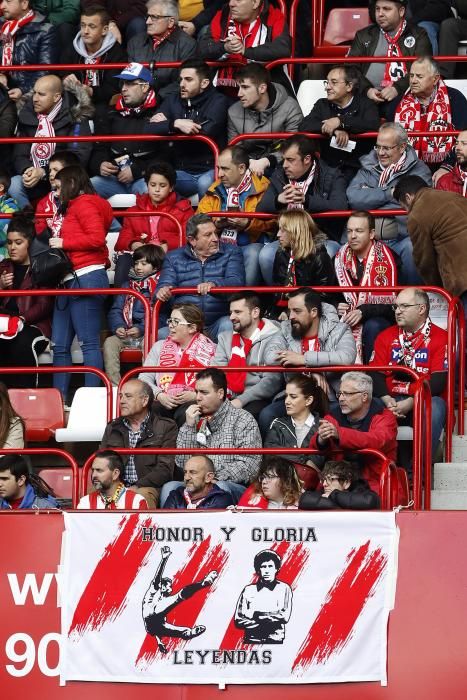 El partido entre el Sporting y la Cultural Leonesa, en imágenes