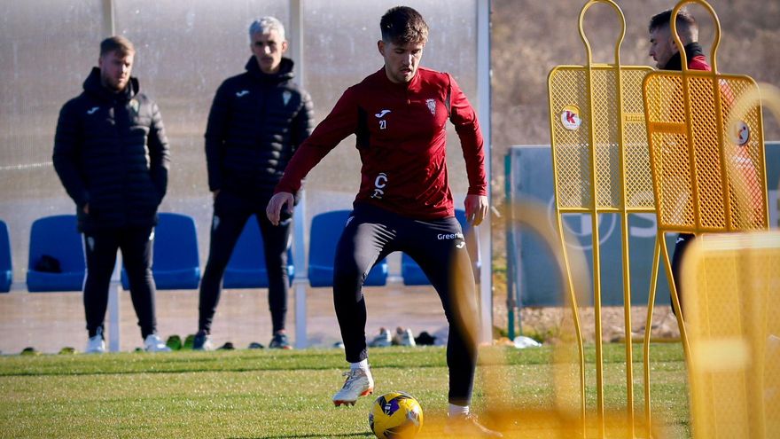Matías Barboza, protagonista en la vuelta al tajo del Córdoba CF