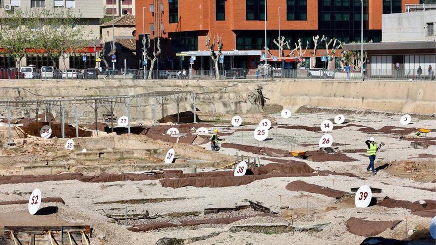 San Esteban, la 'herida abierta' en el centro de Murcia, recibe la primera 'puntada'