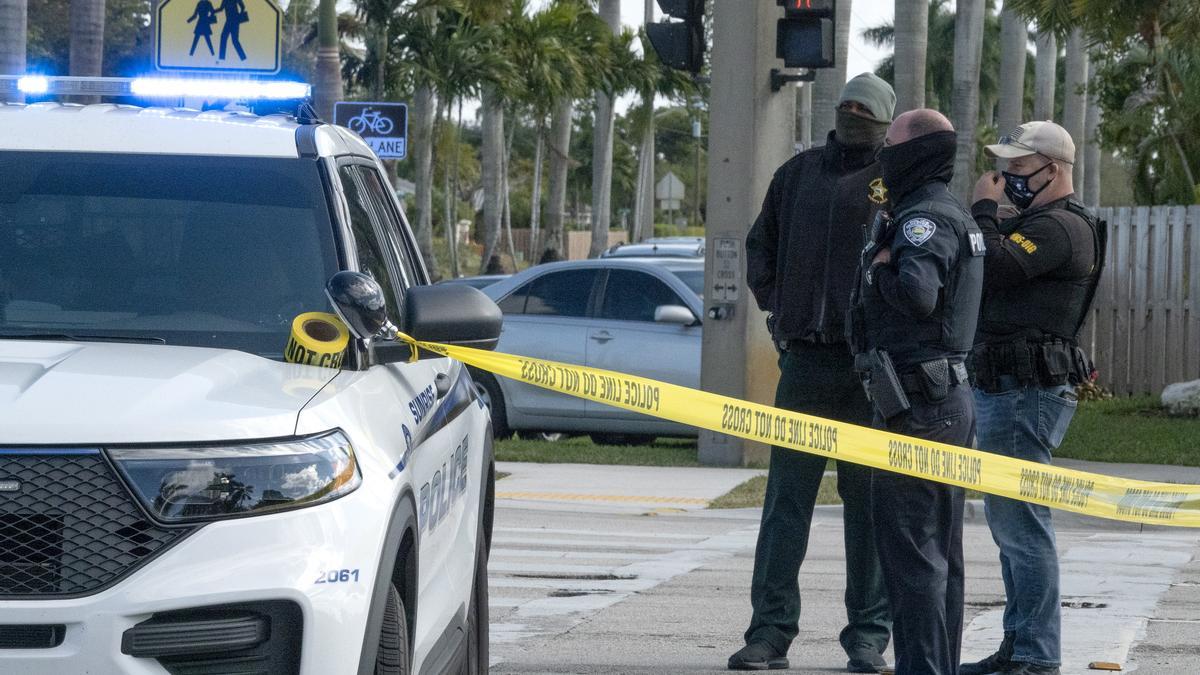 Policía en Florida.