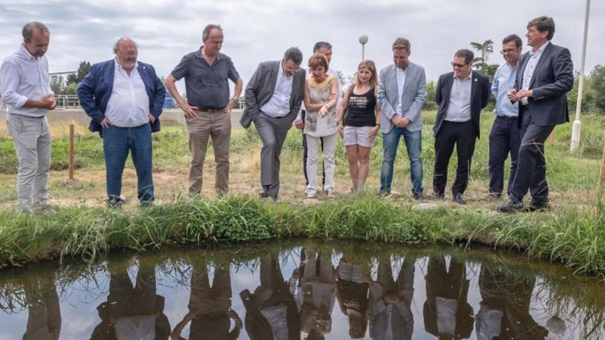 Presentació del projecte ambiental a la depuradora de Palau-saverdera