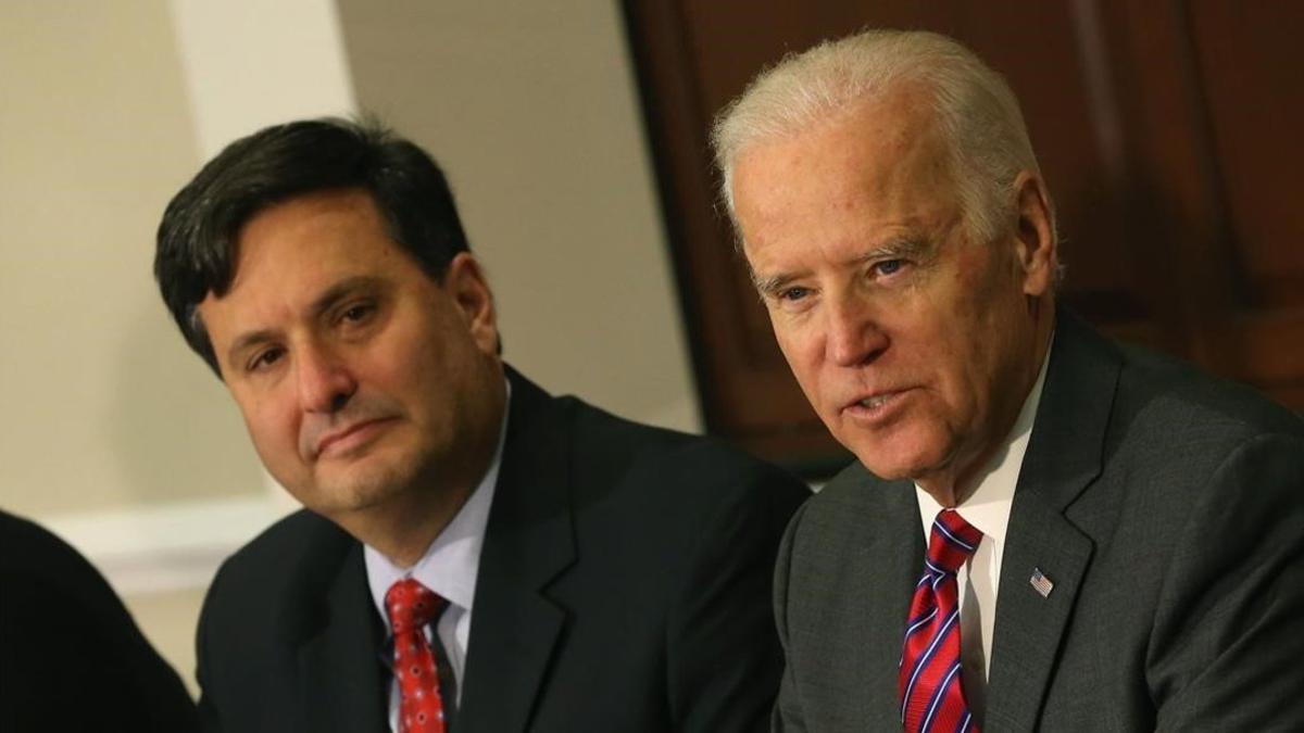 Ron Klain con Joe Biden.