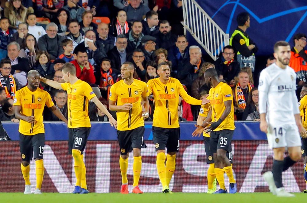 Champions League: Valencia CF-Young Boys