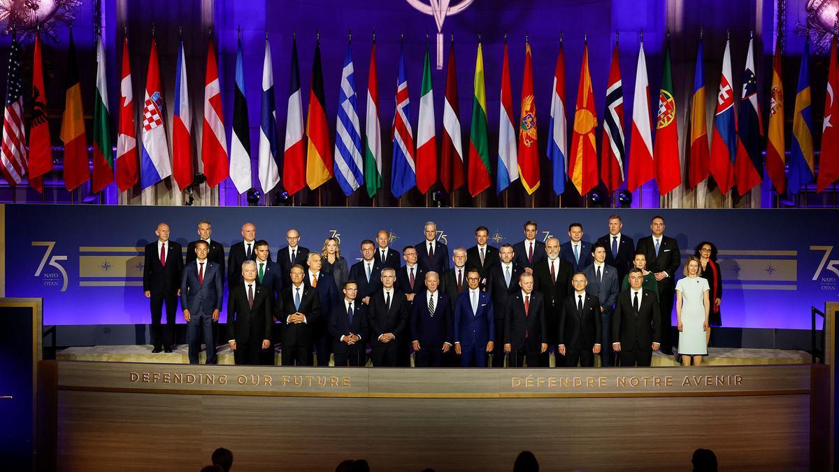 Cumbre de la OTAN en Washington.