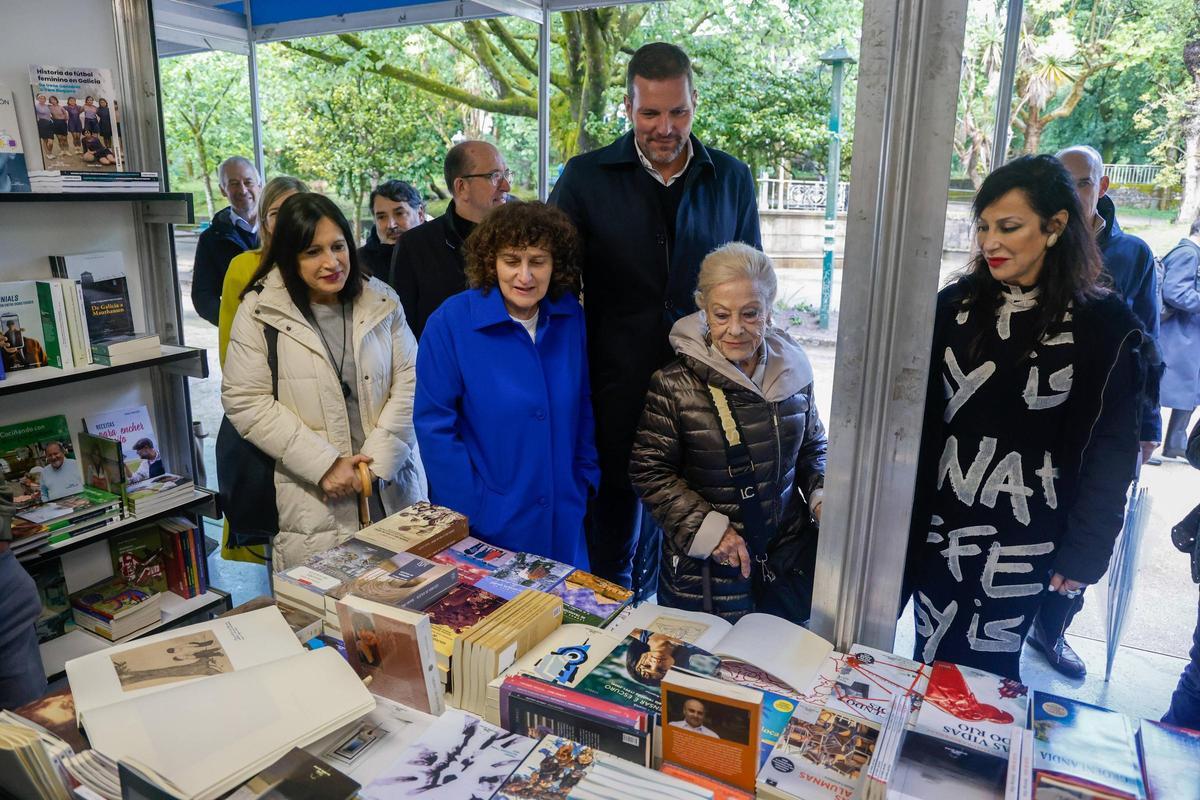 Inauguración de la feria del libro en Santiago
