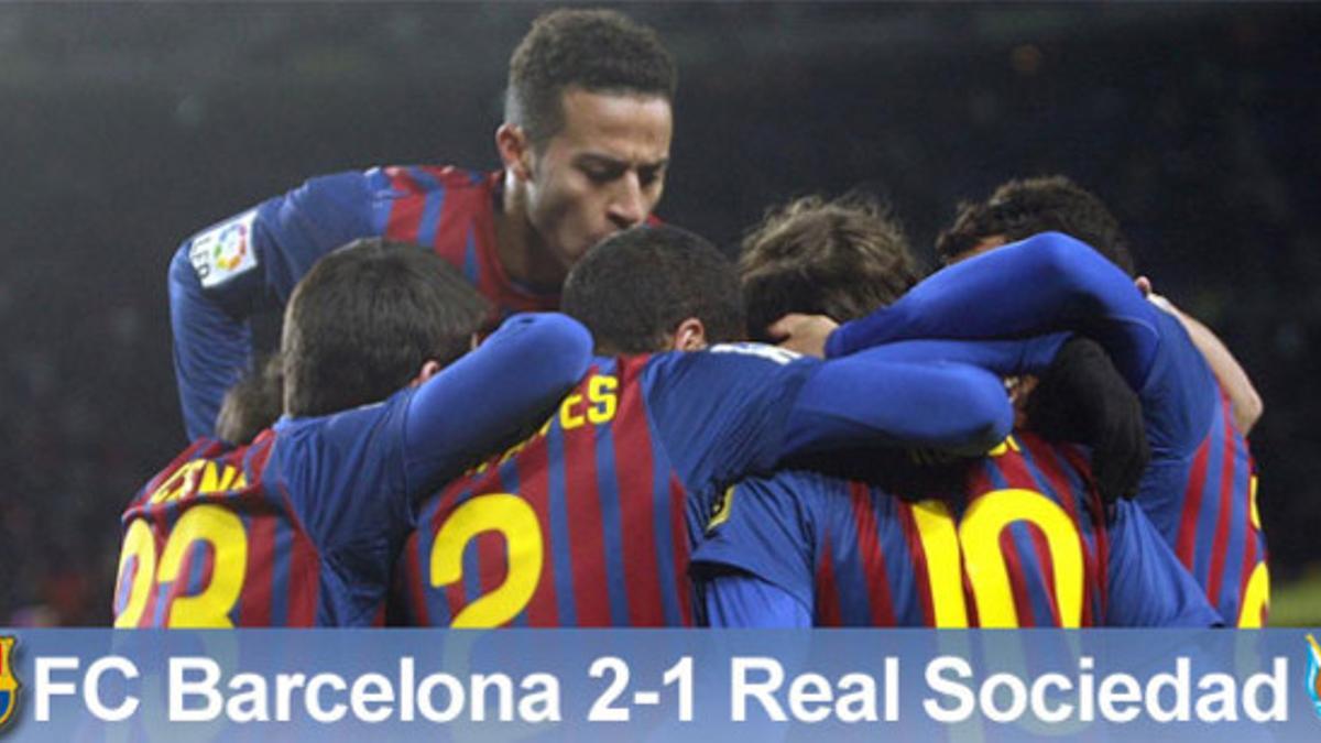 El Barça venció a la Real Sociedad