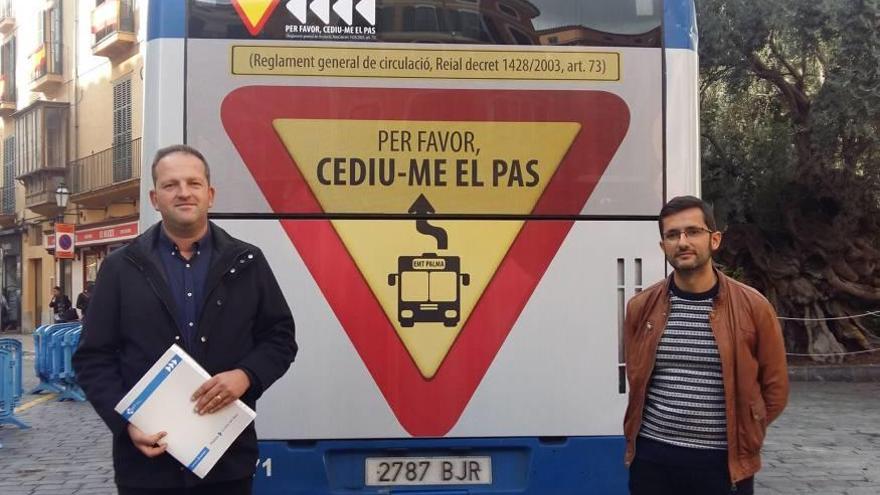 La EMT recuerda que los autobuses tienen prioridad de paso