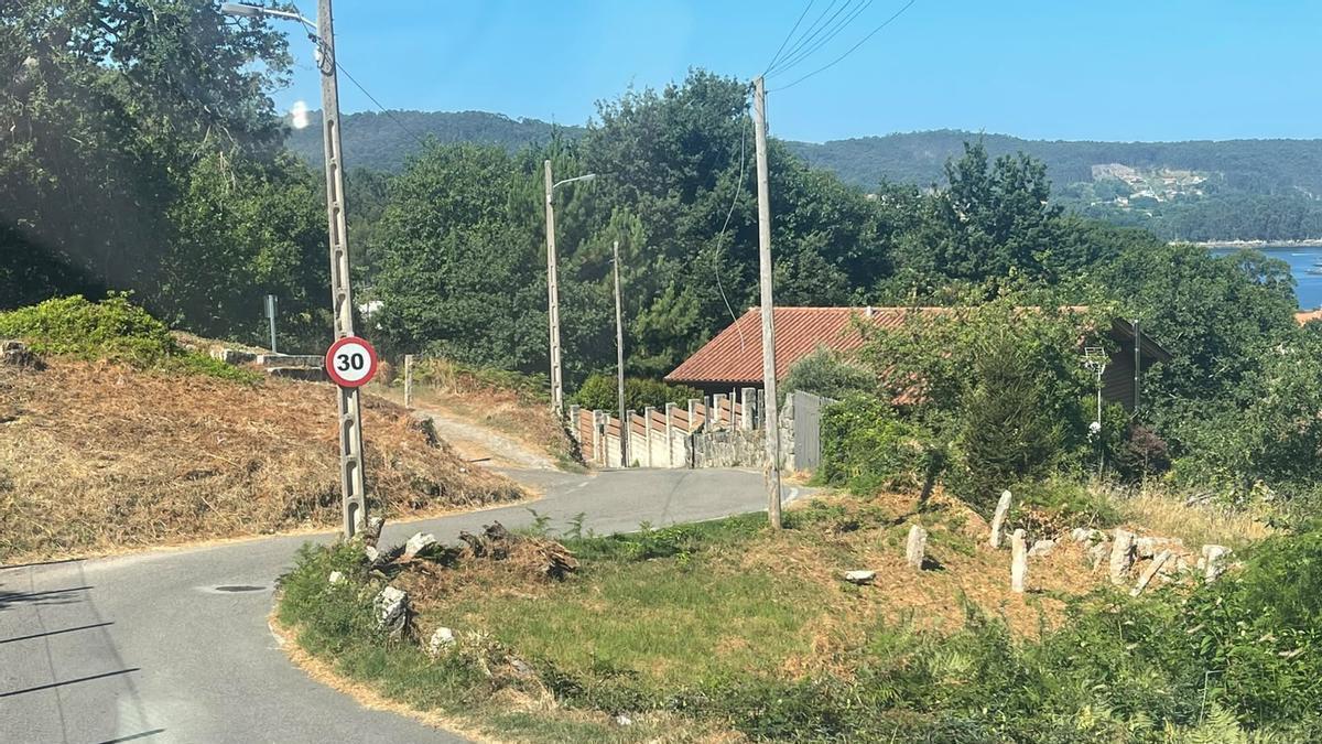 Carretera en Francón