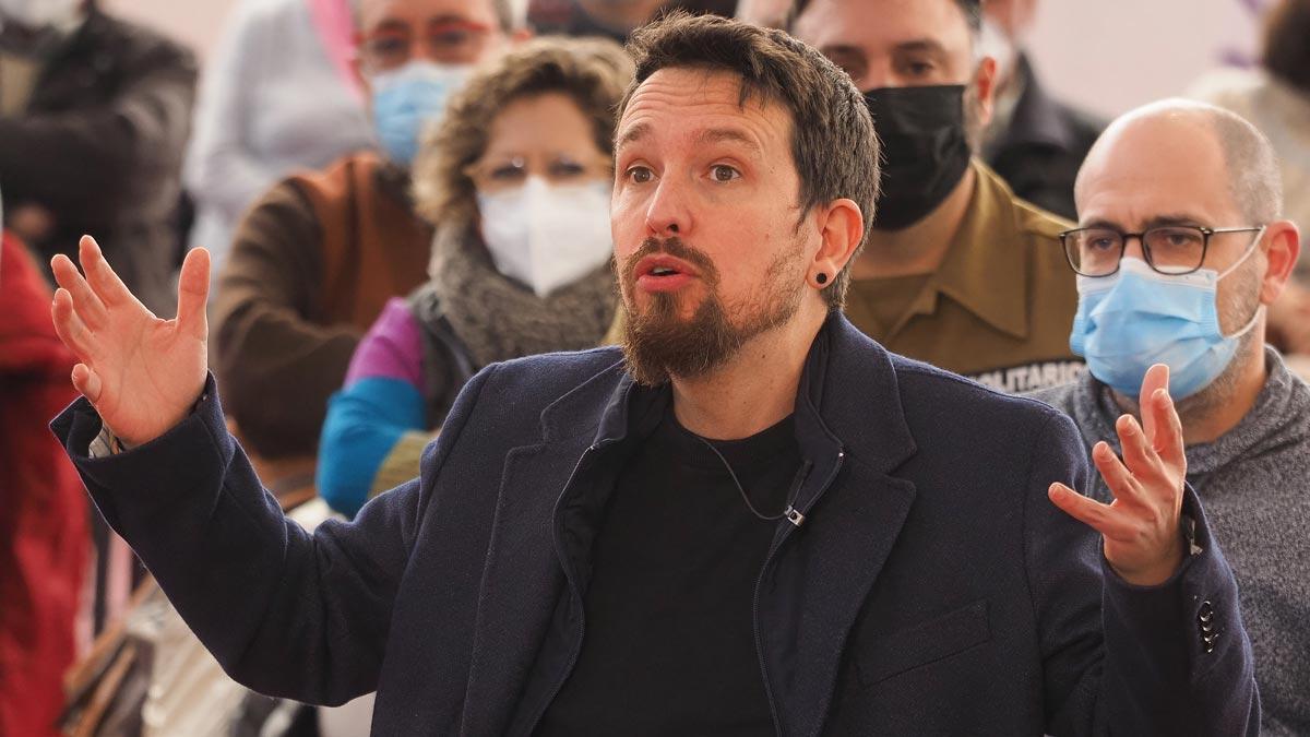 Pablo Iglesias vaticina que el PSOE "suavizará" su postura ante el conflicto entre Rusia y Ucrania