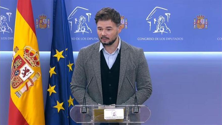 Rufián: "La moción va a ser como el estreno de Torrente 6"