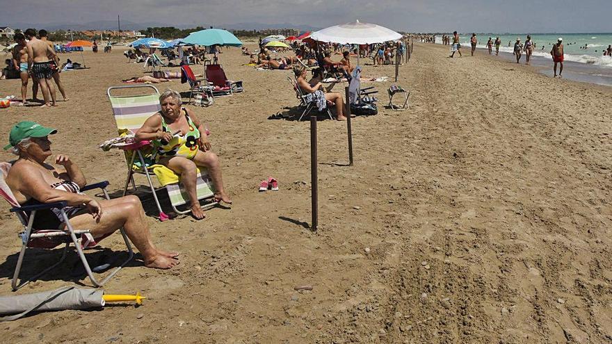 Vista de la playa de Canet d&#039;En Berenguer.