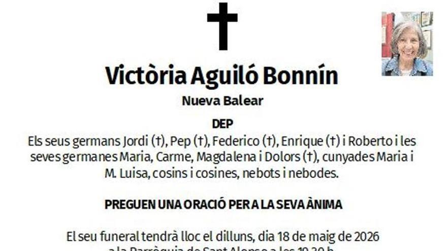 Victòria Aguiló Bonnín