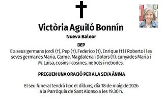 Victòria Aguiló Bonnín
