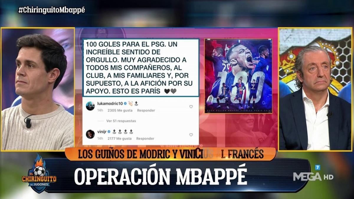 Los guiños de Modric y Vinicius a Mbappé