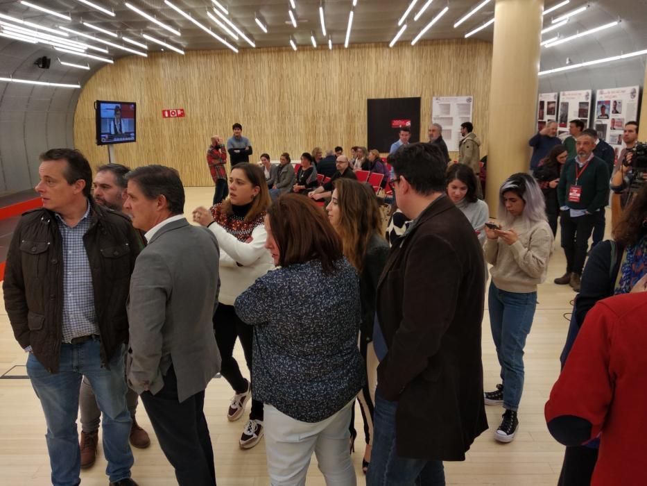 Así vivió el PSOE de Asturias su noche electoral